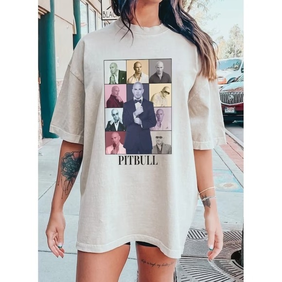 Shirts | Pitbull Shirt Pitbull Pitbull Rap Hip Hop Tshirt | Poshmark